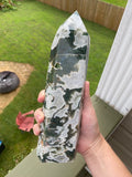 Moss Agate Statement Tower