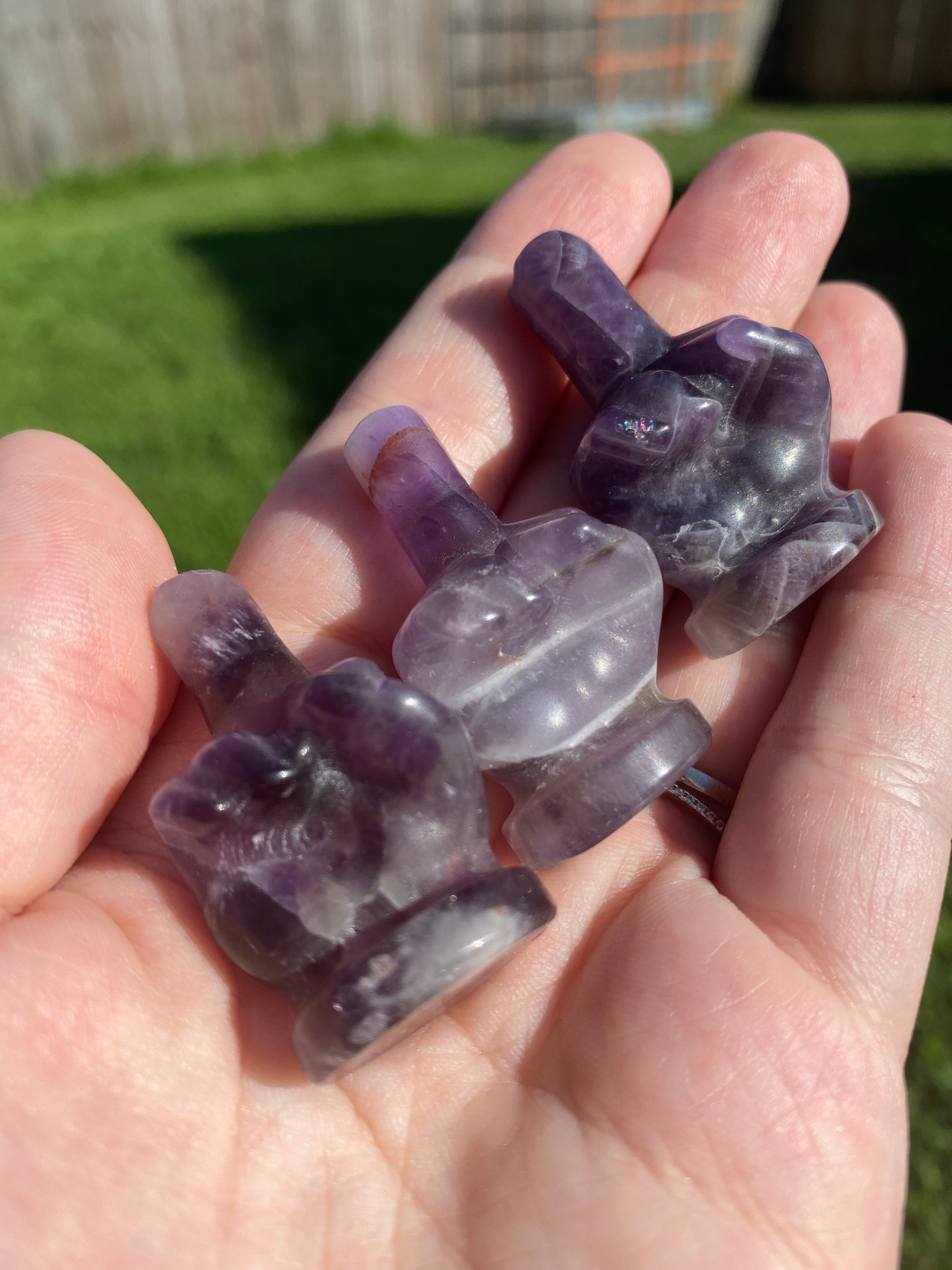 Dream Amethyst Middle Finger