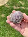 Lepidolite Heart