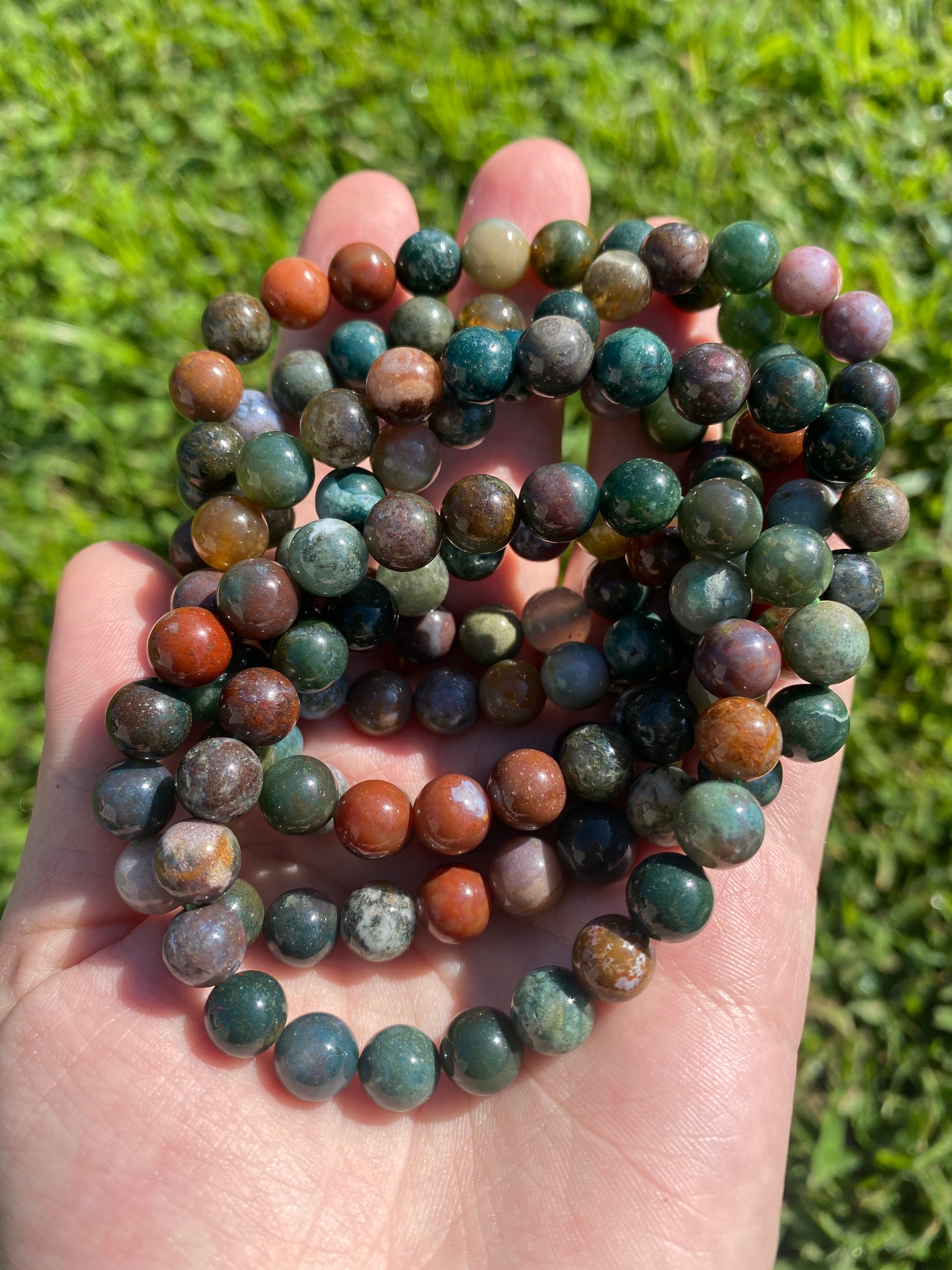 Indian Moss Agate Bracelet
