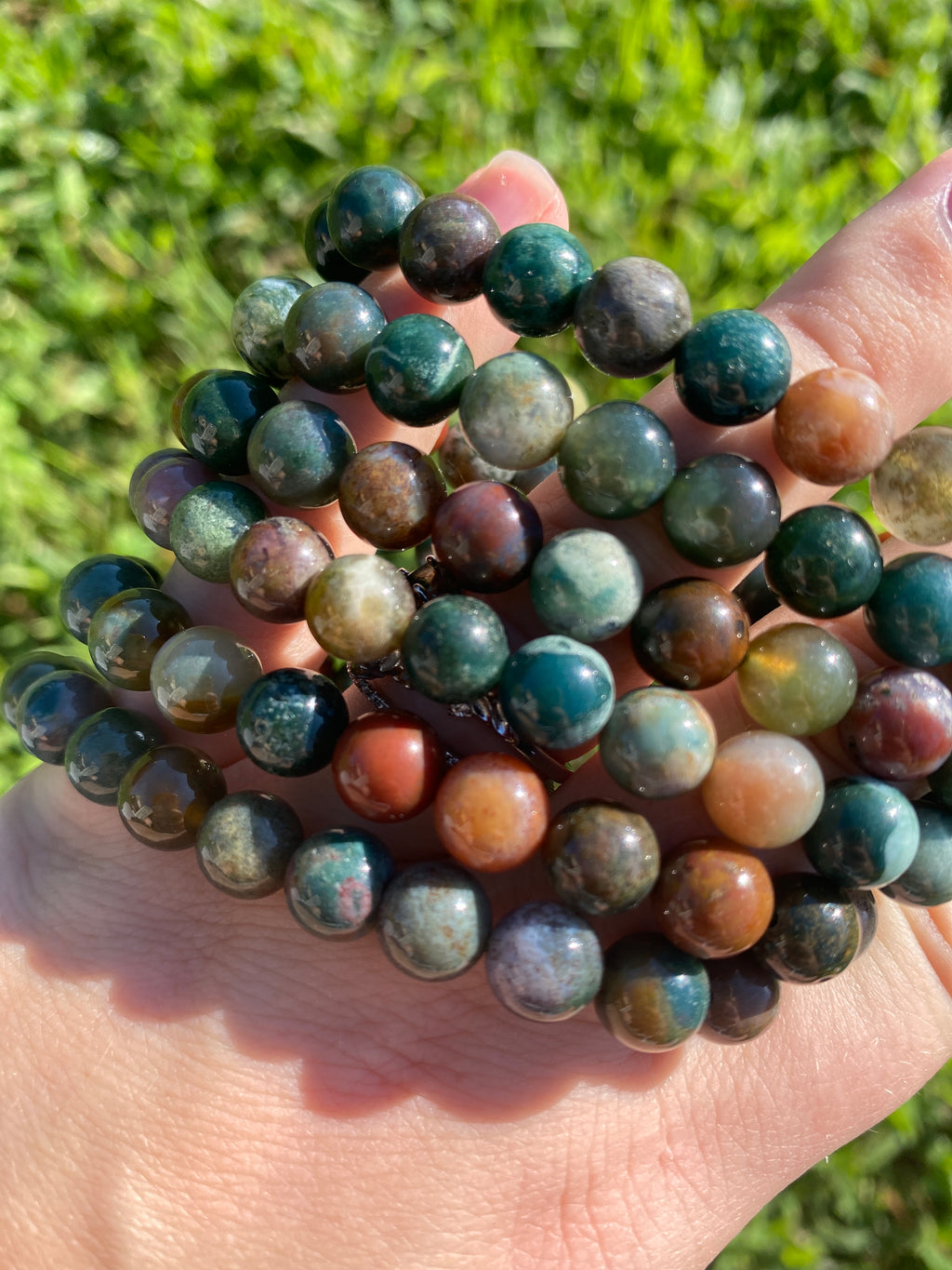 Indian Moss Agate Bracelet