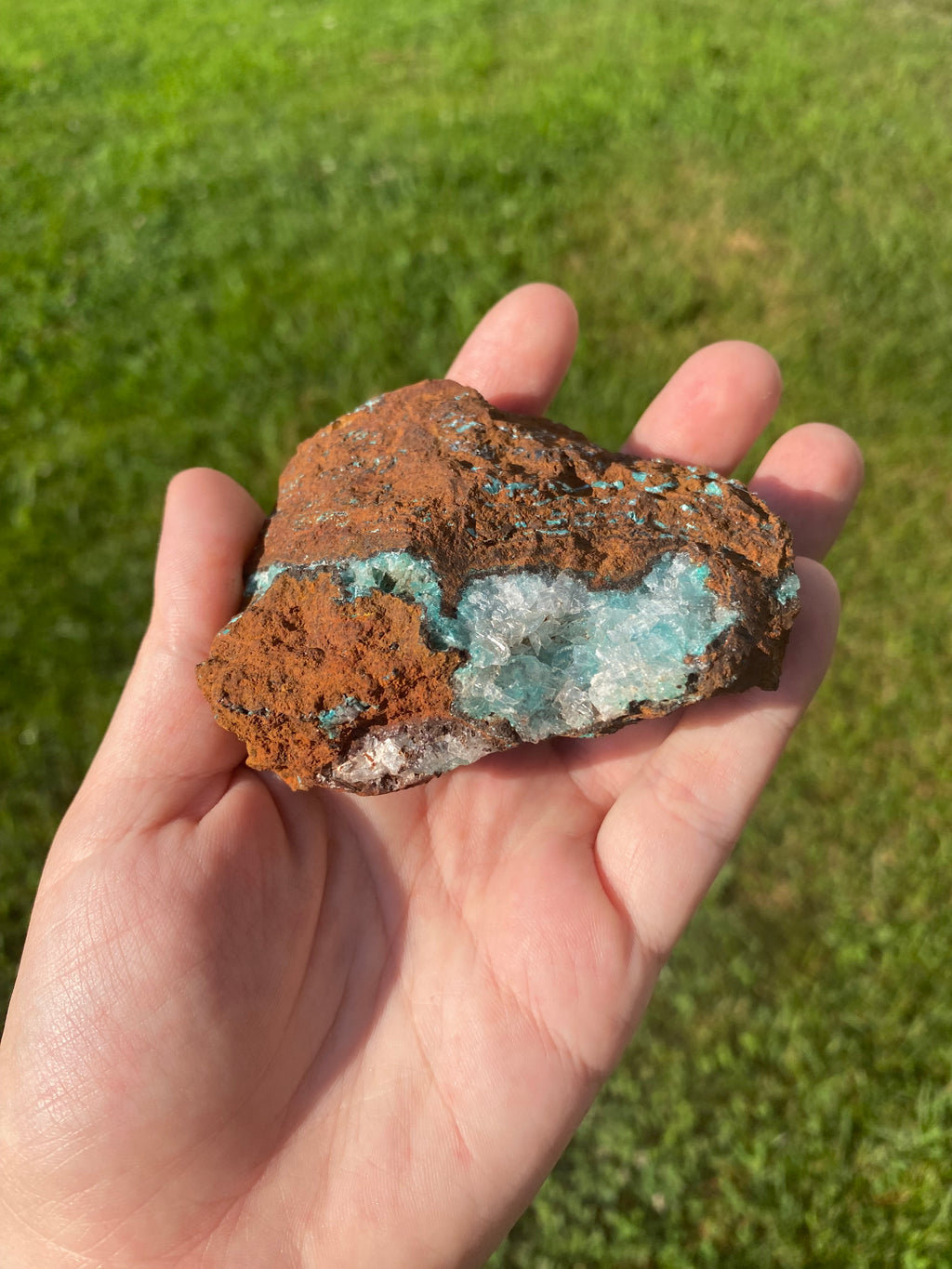 Blue Rosarite Specimen