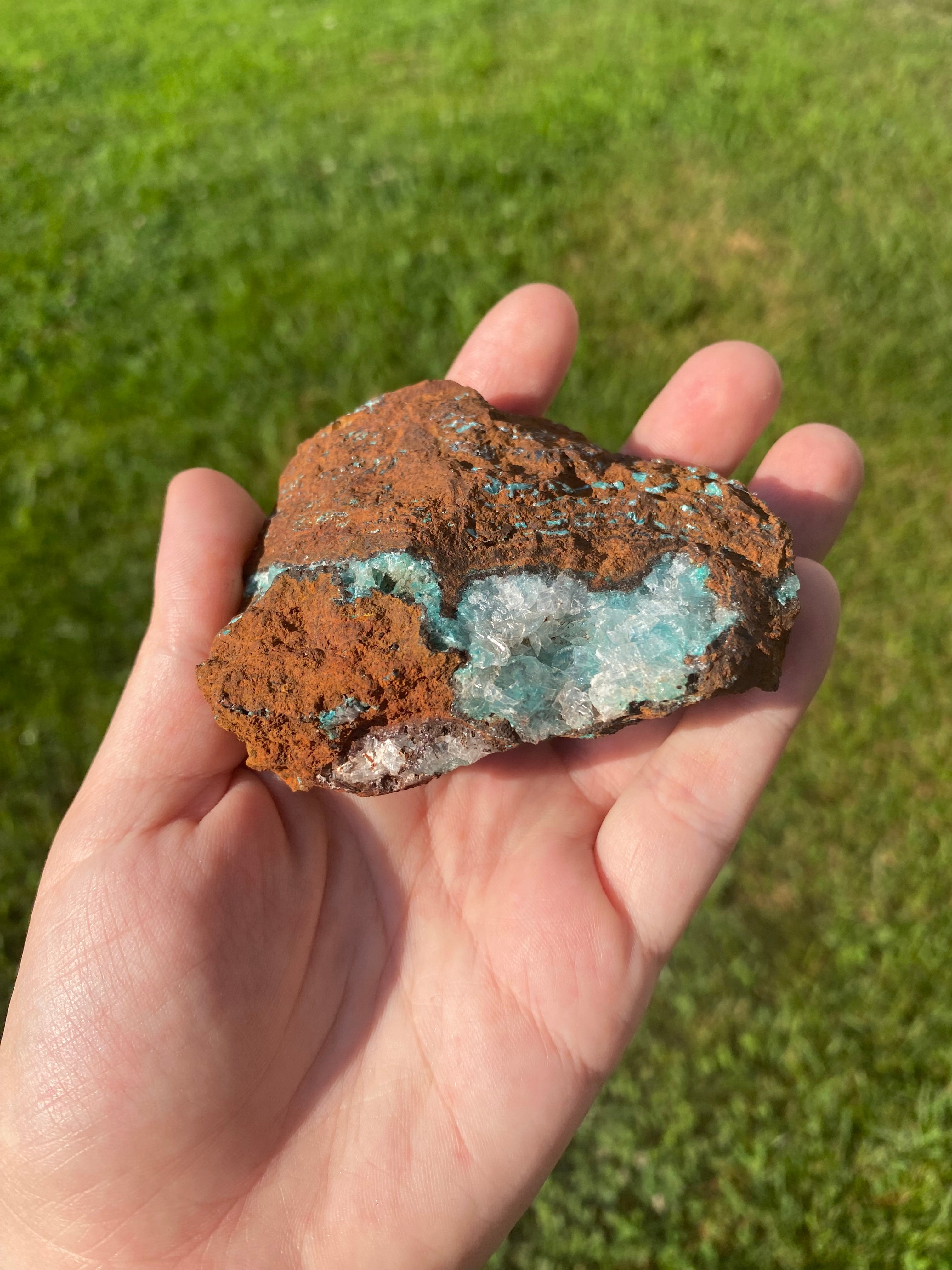 Blue Rosarite Specimen