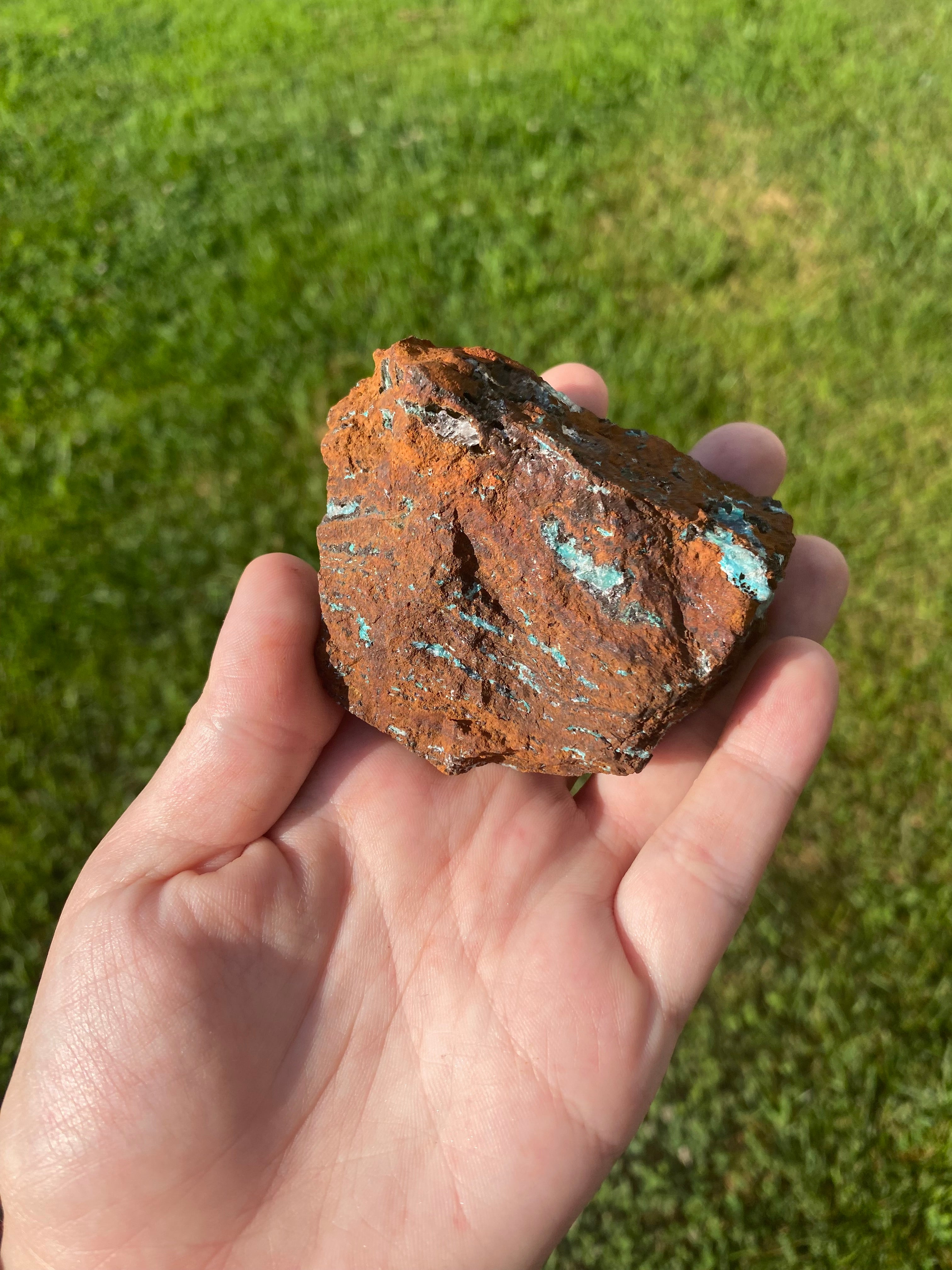 Blue Rosarite Specimen