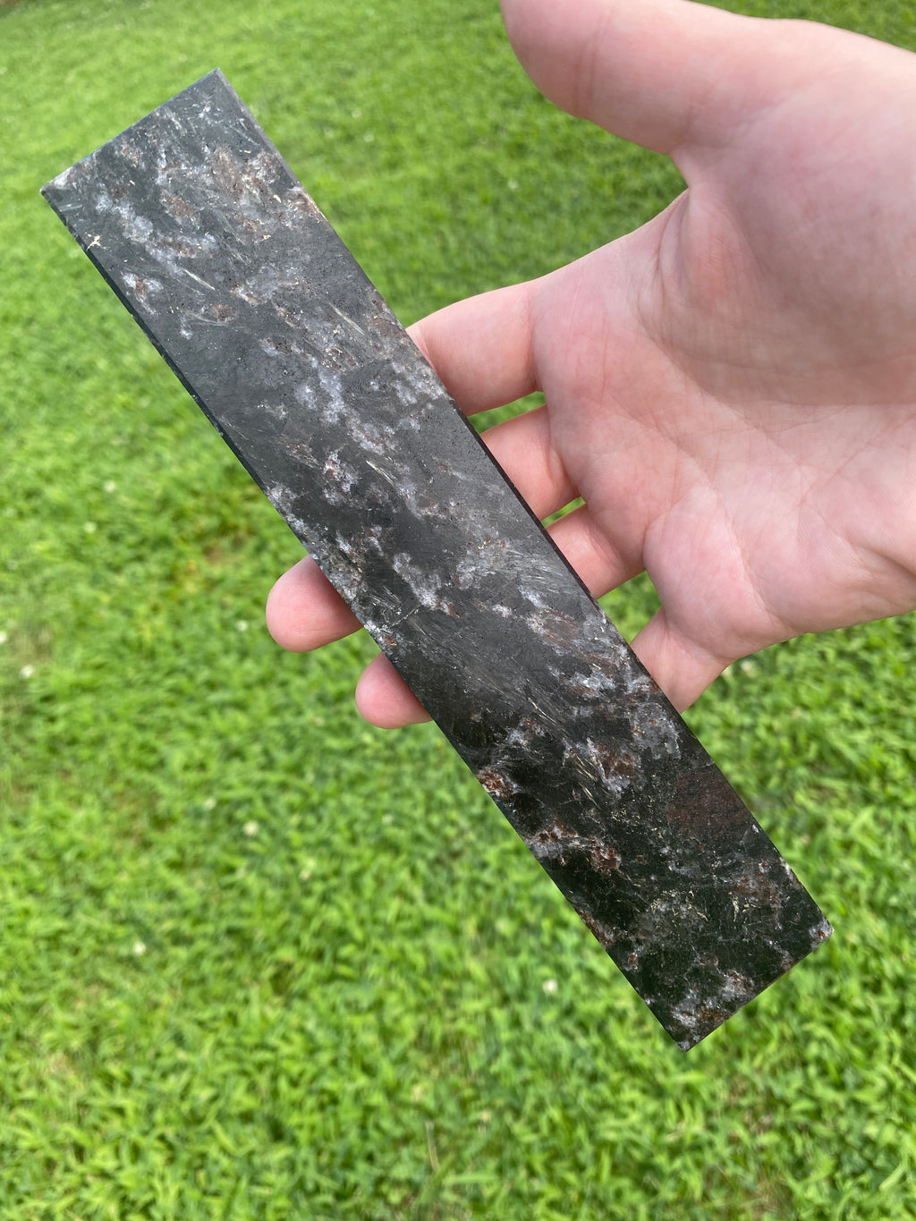 Garnet X Astrophyllite Slab