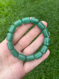 Green Aventurine Barrel Bracelet