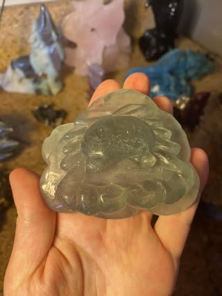 Green Fluorite Crab