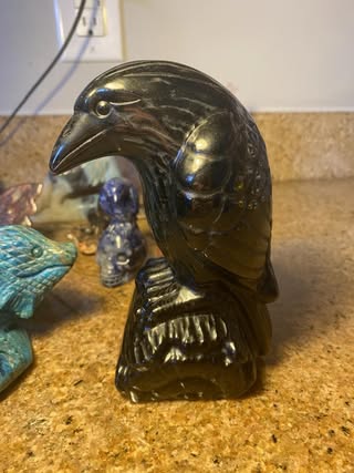 Black Obsidian Raven