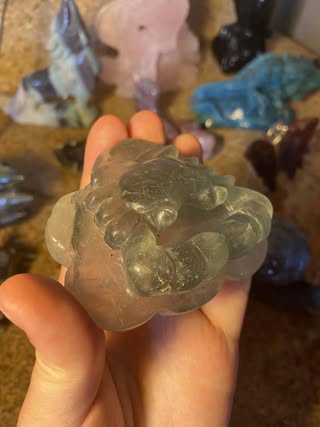 Green Fluorite Crab