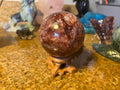 Fire Quartz Sphere