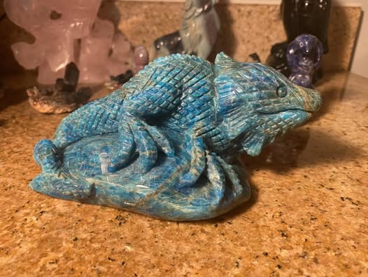 Blue Apatite Lizard