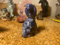 Sodalite Skull X Raven Carving