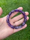 Amethyst Barrel Bracelet