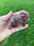 Fire Quartz Elephant
