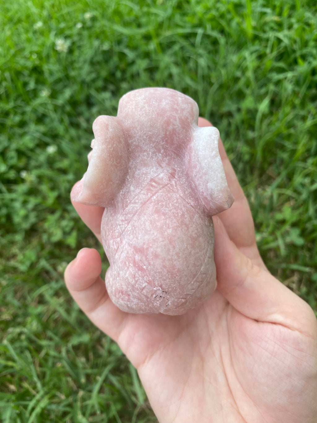 Pink Opal Elephant