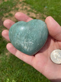 Amazonite Heart