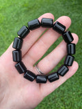 Black Obsidian Barrel Bracelet