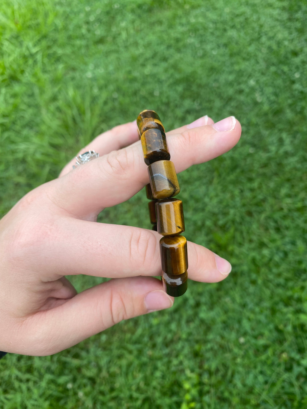 Tiger's Eye Barrel Bracelet