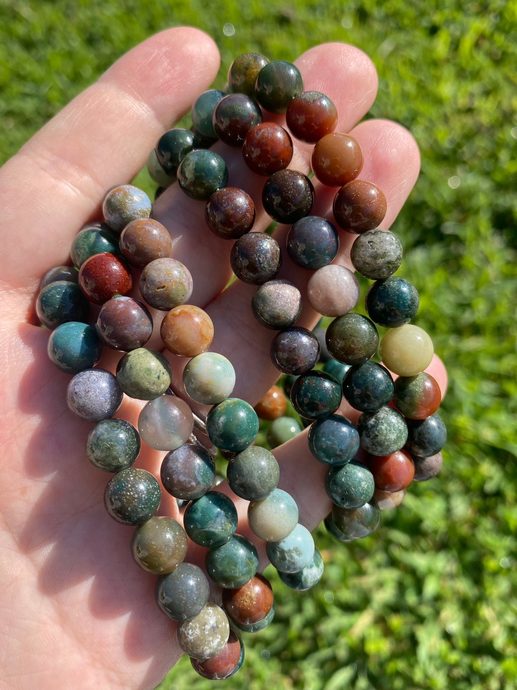 Indian Moss Agate Bracelet