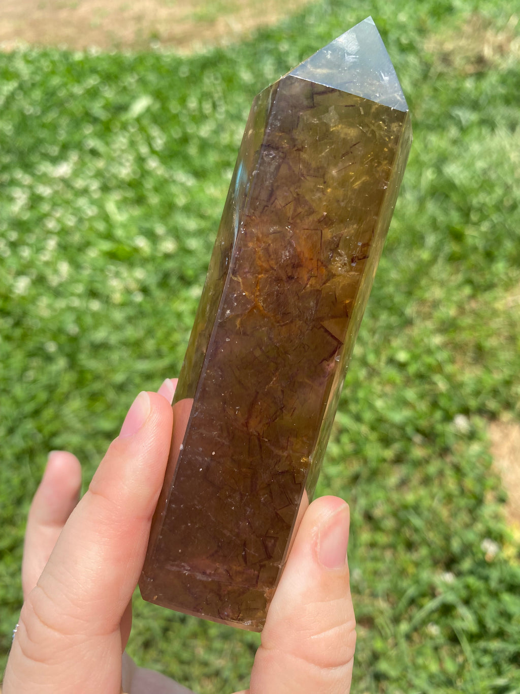 Yellow Fluorite Tower