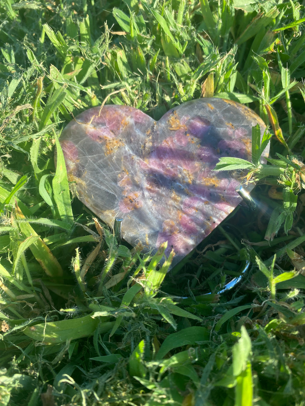 Pink Tourmaline Heart
