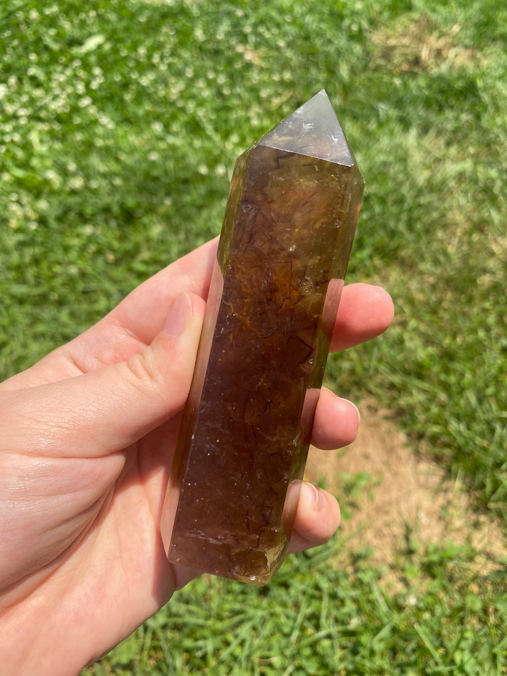 Yellow Fluorite Tower