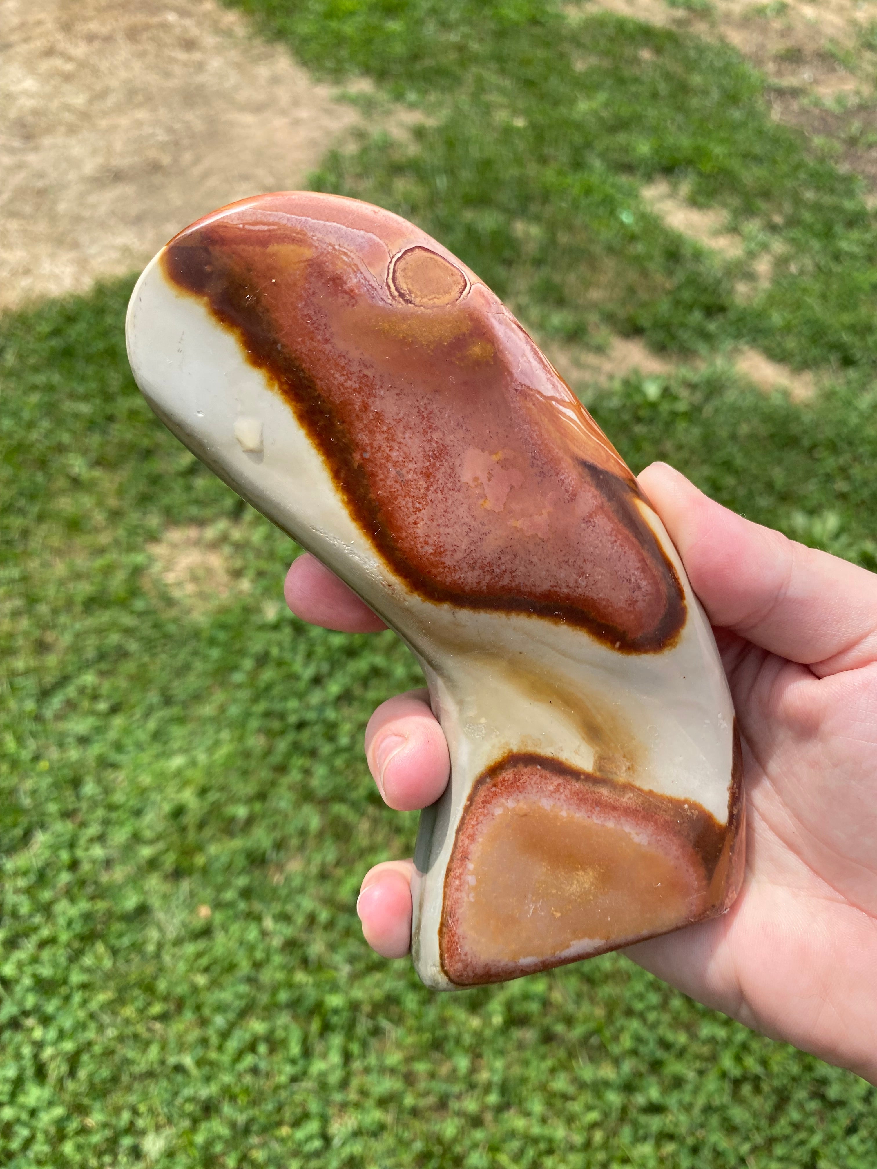 Polychrome Jasper Bean Freeform