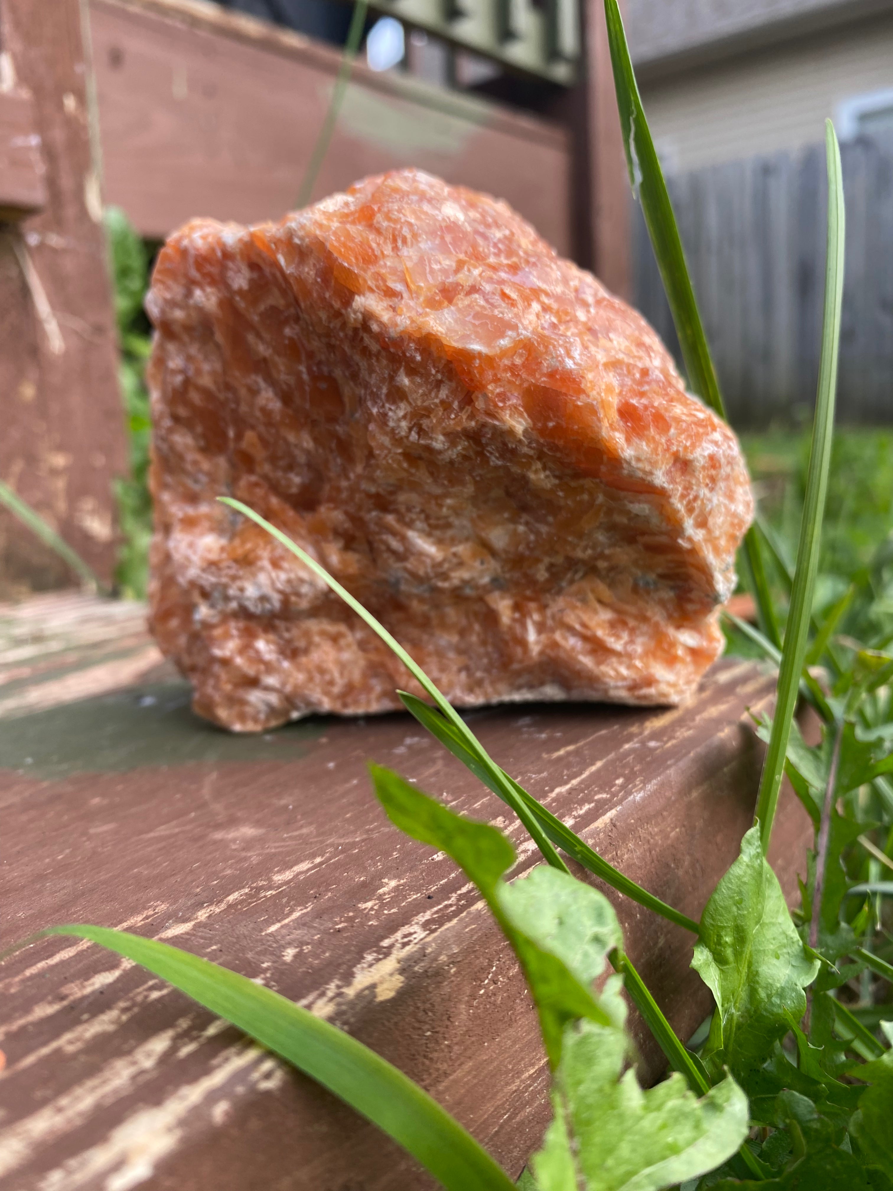 Orchid Calcite Freestanding