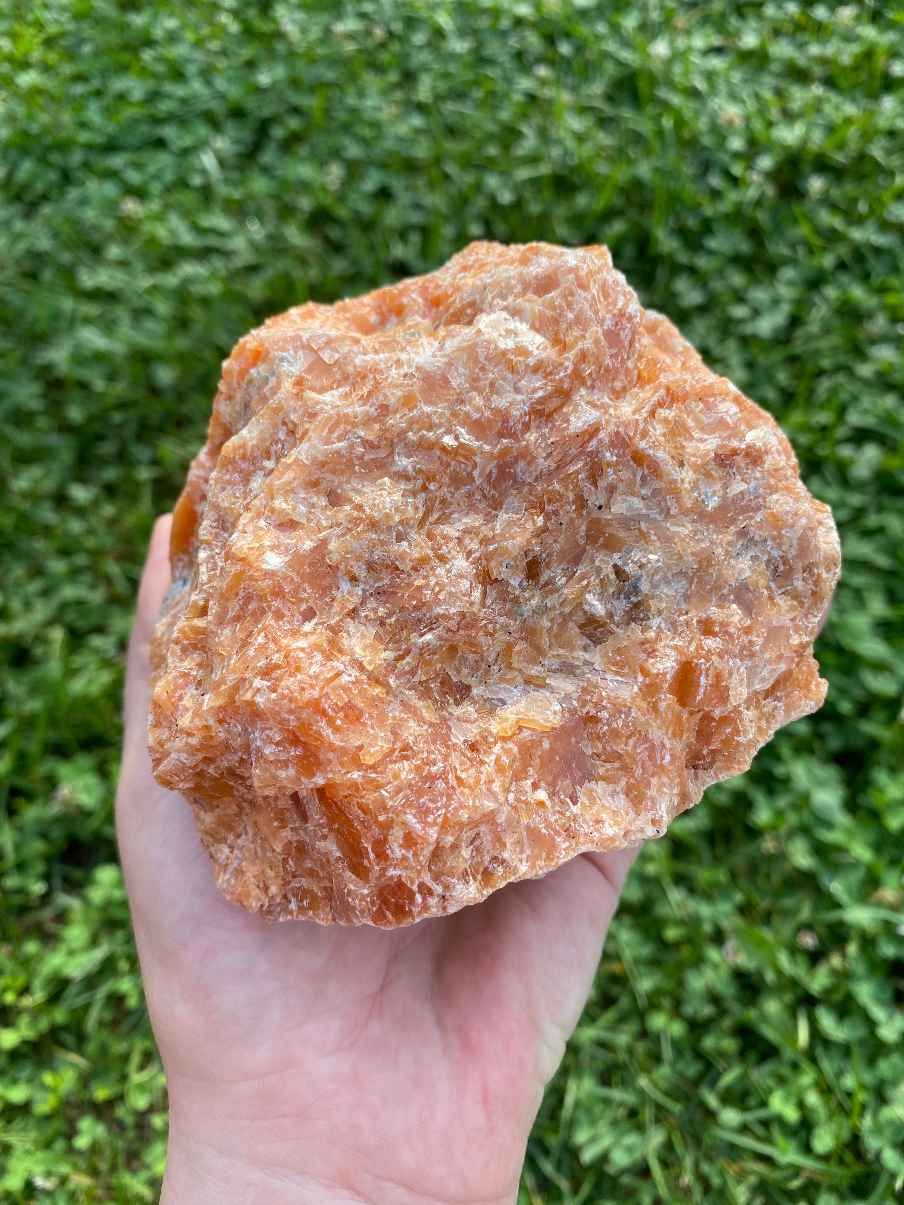 Orchid Calcite Freestanding