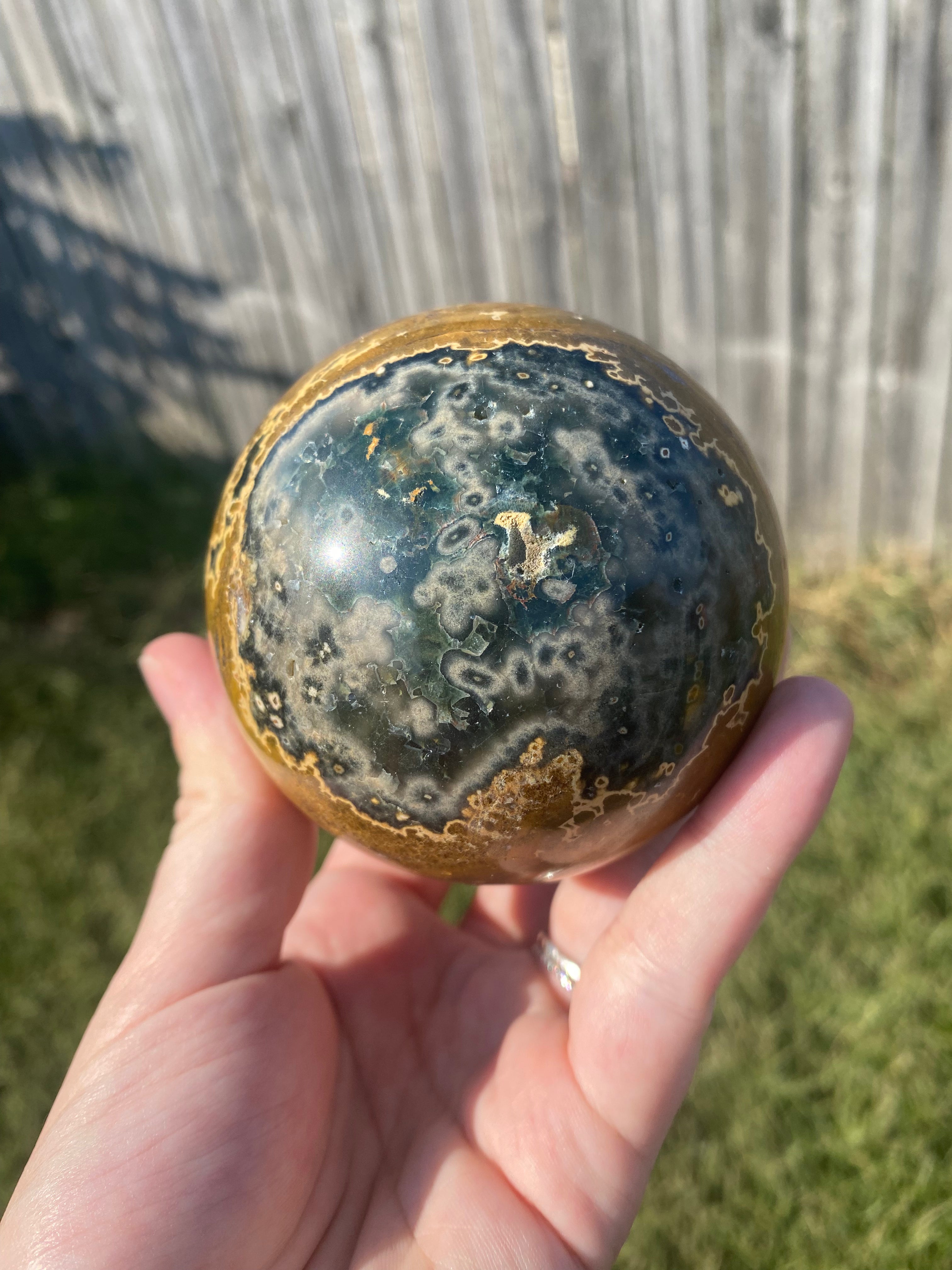 Ocean Jasper Sphere