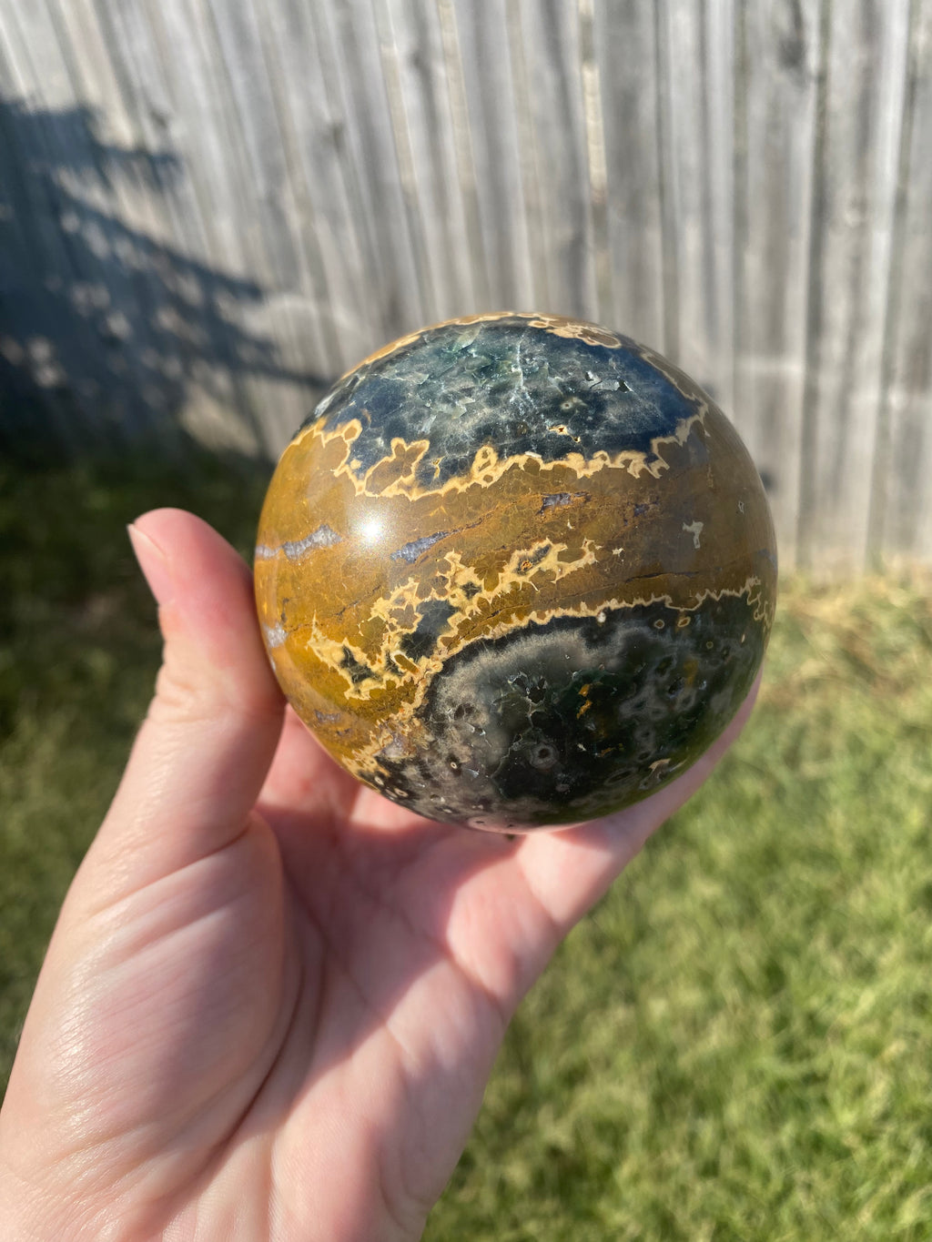 Ocean Jasper Sphere