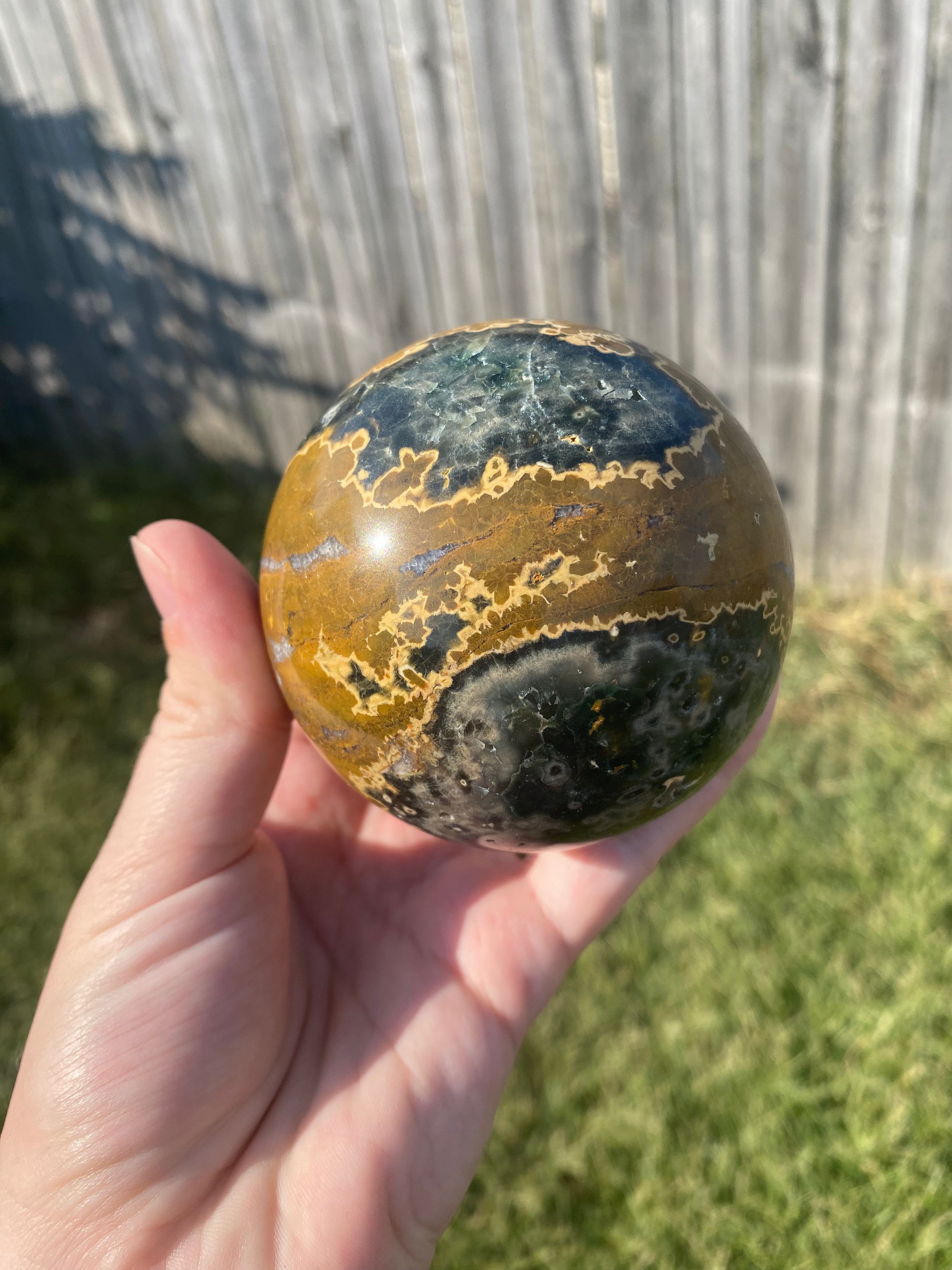 Ocean Jasper Sphere