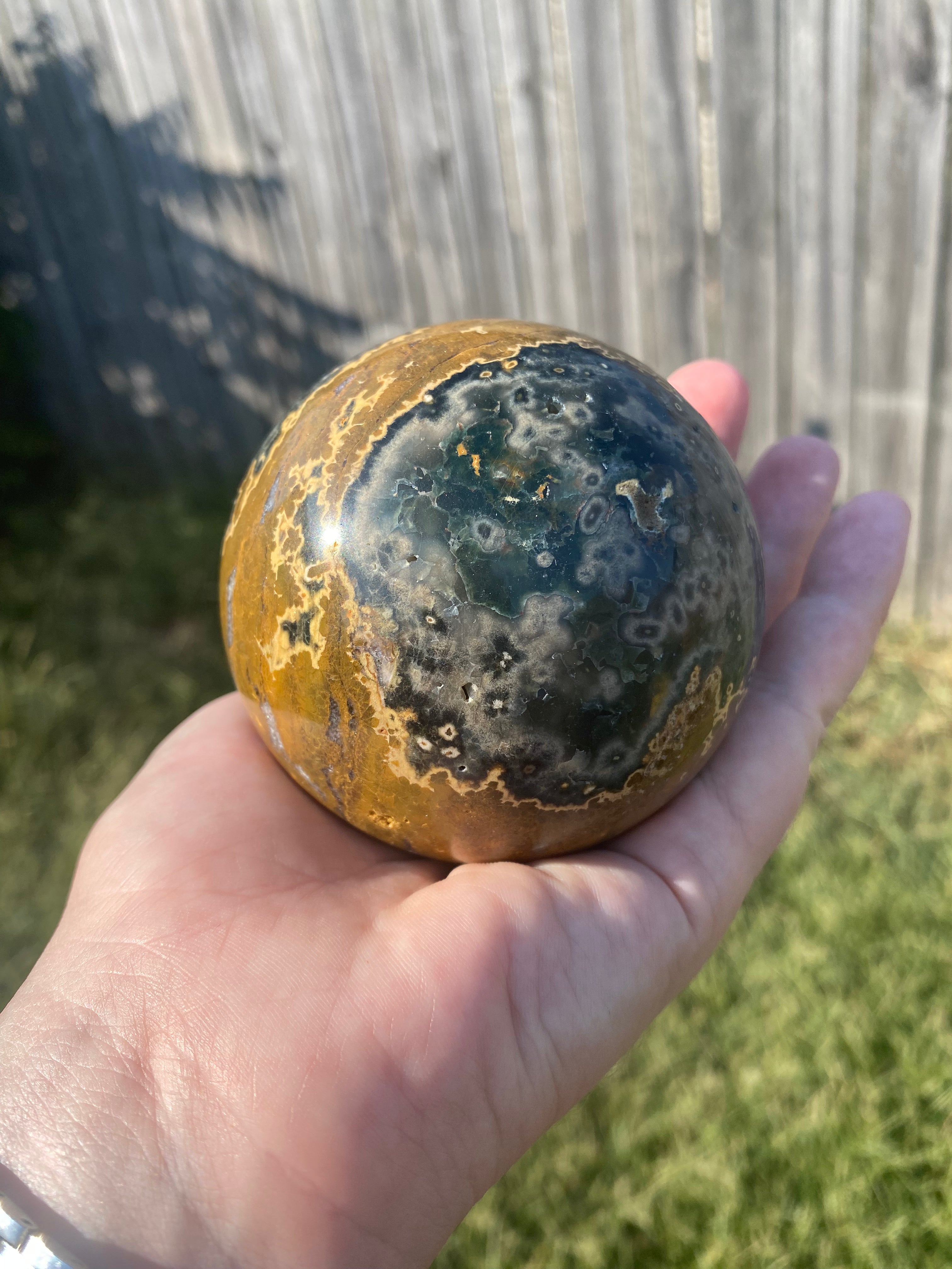 Ocean Jasper Sphere