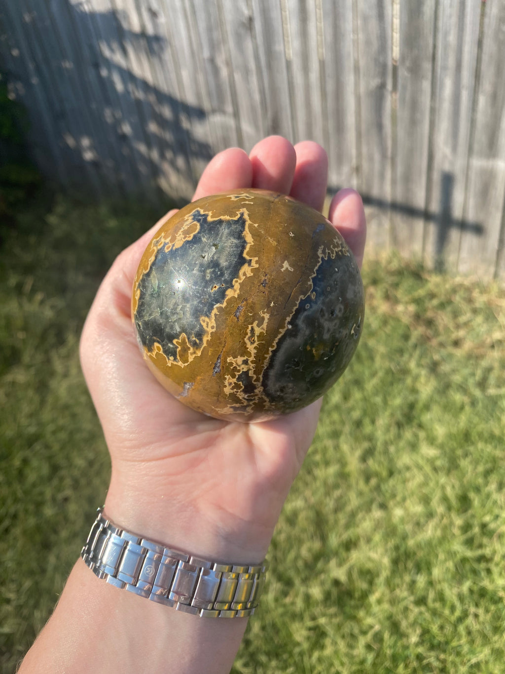 Ocean Jasper Sphere