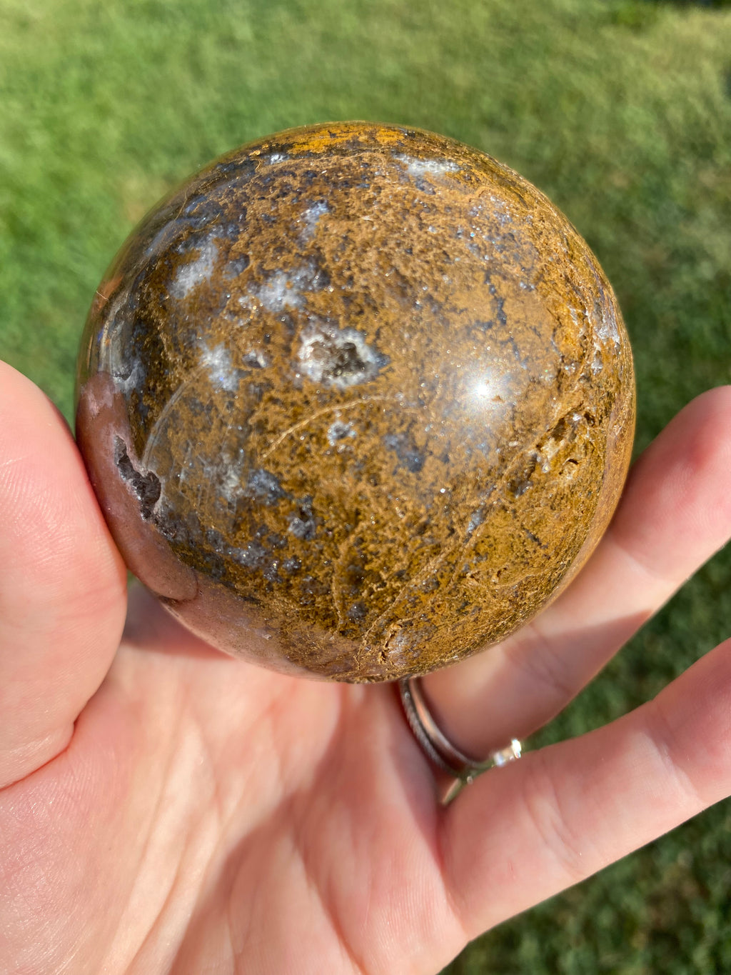 Ocean Jasper Sphere