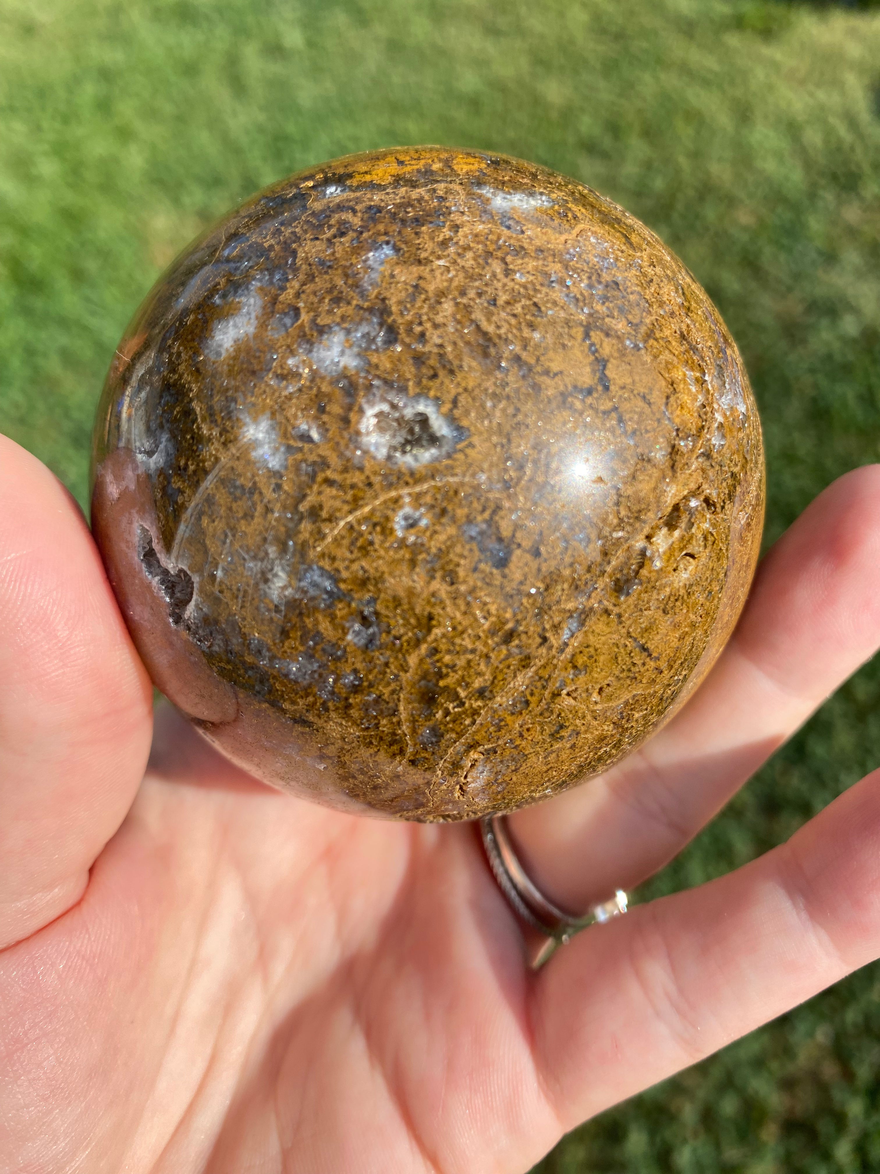 Ocean Jasper Sphere