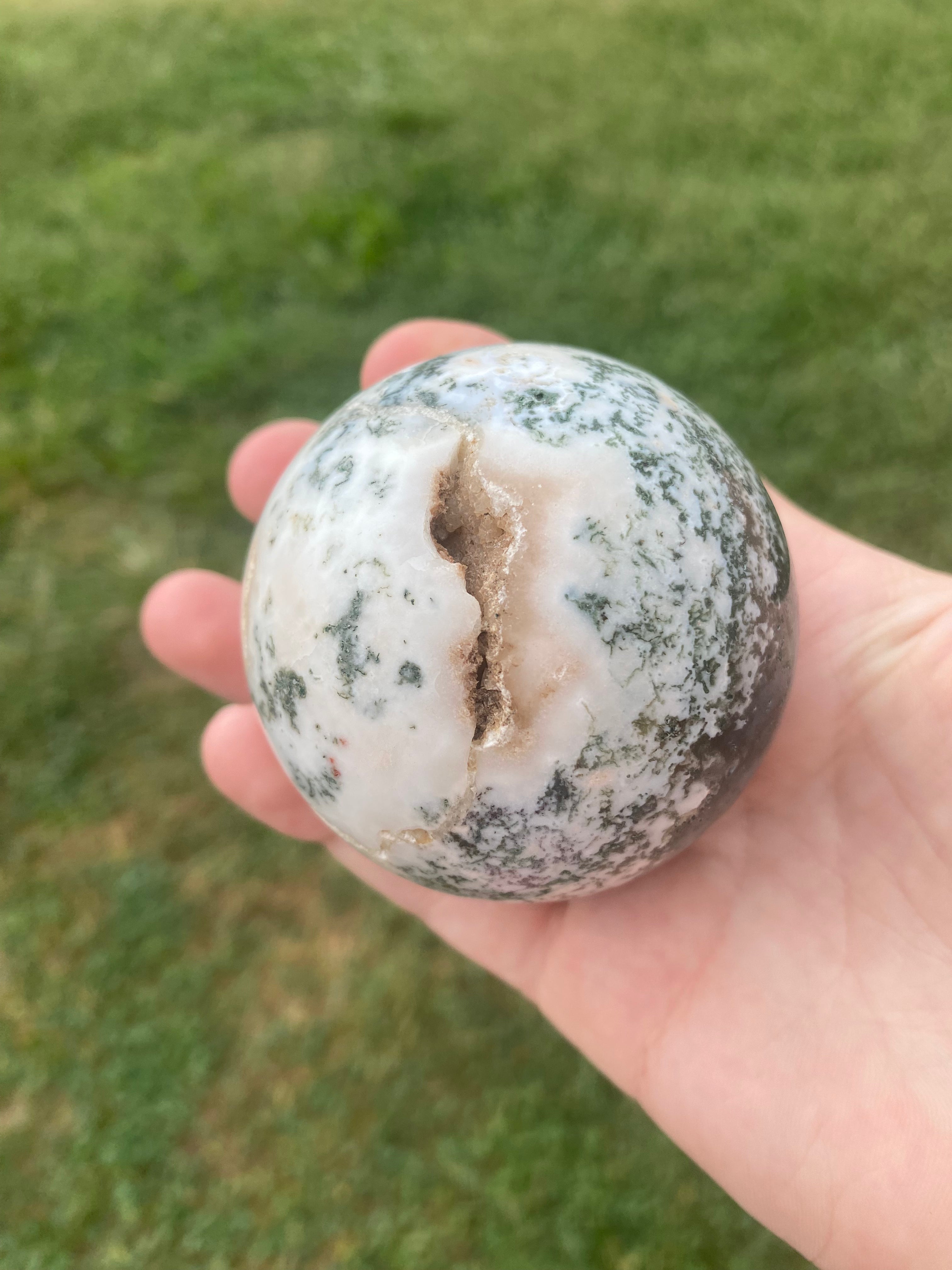 Tree Agate Sphere