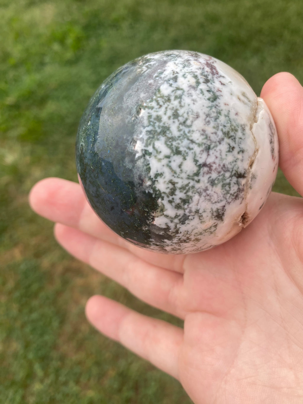 Tree Agate Sphere