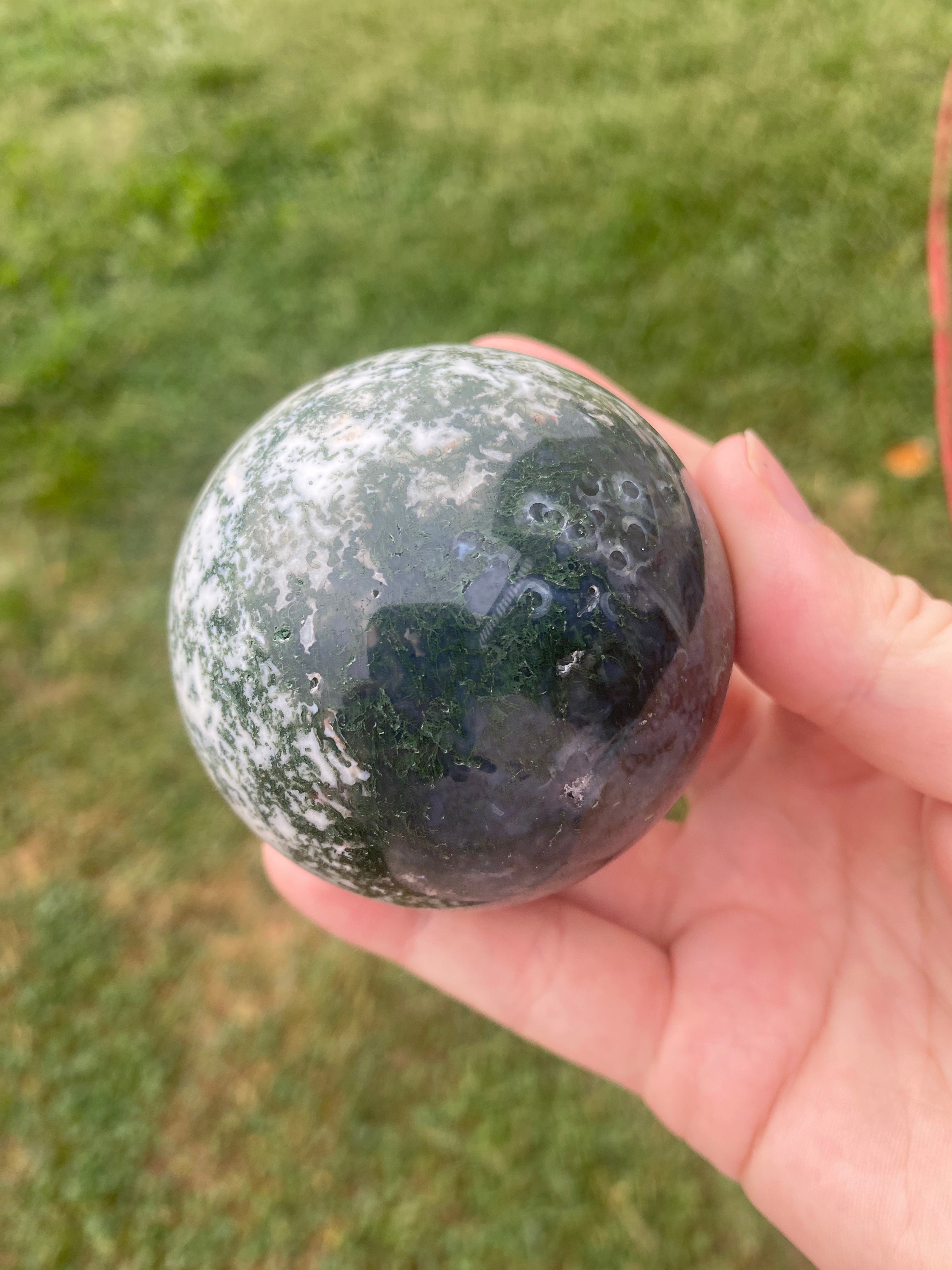 Tree Agate Sphere