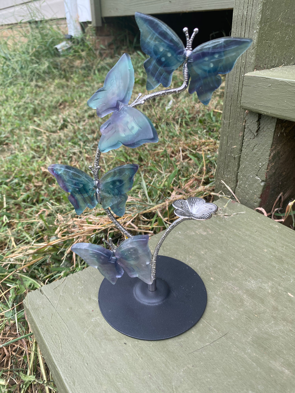 Fluorite Butterfly Stand