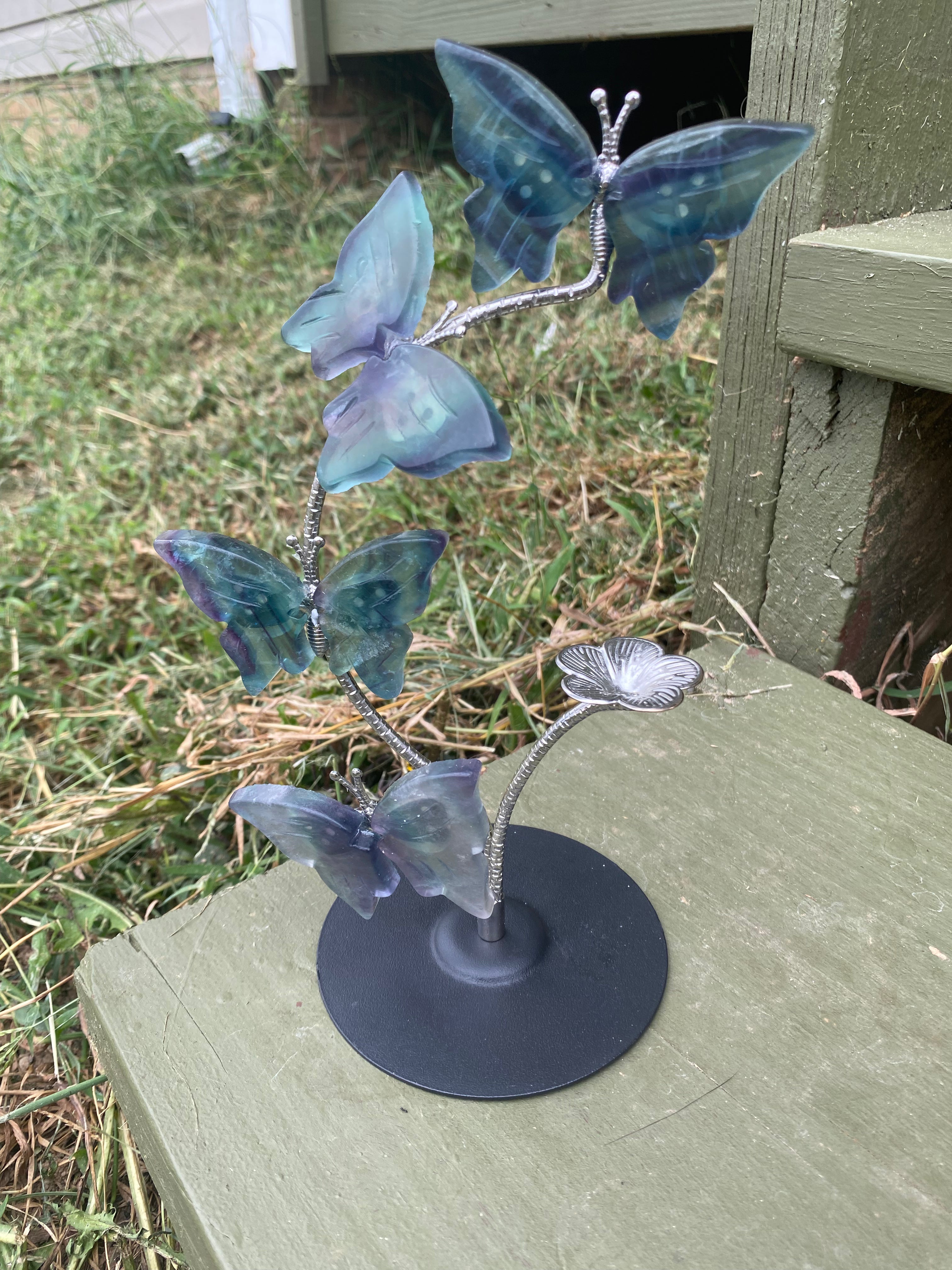 Fluorite Butterfly Stand