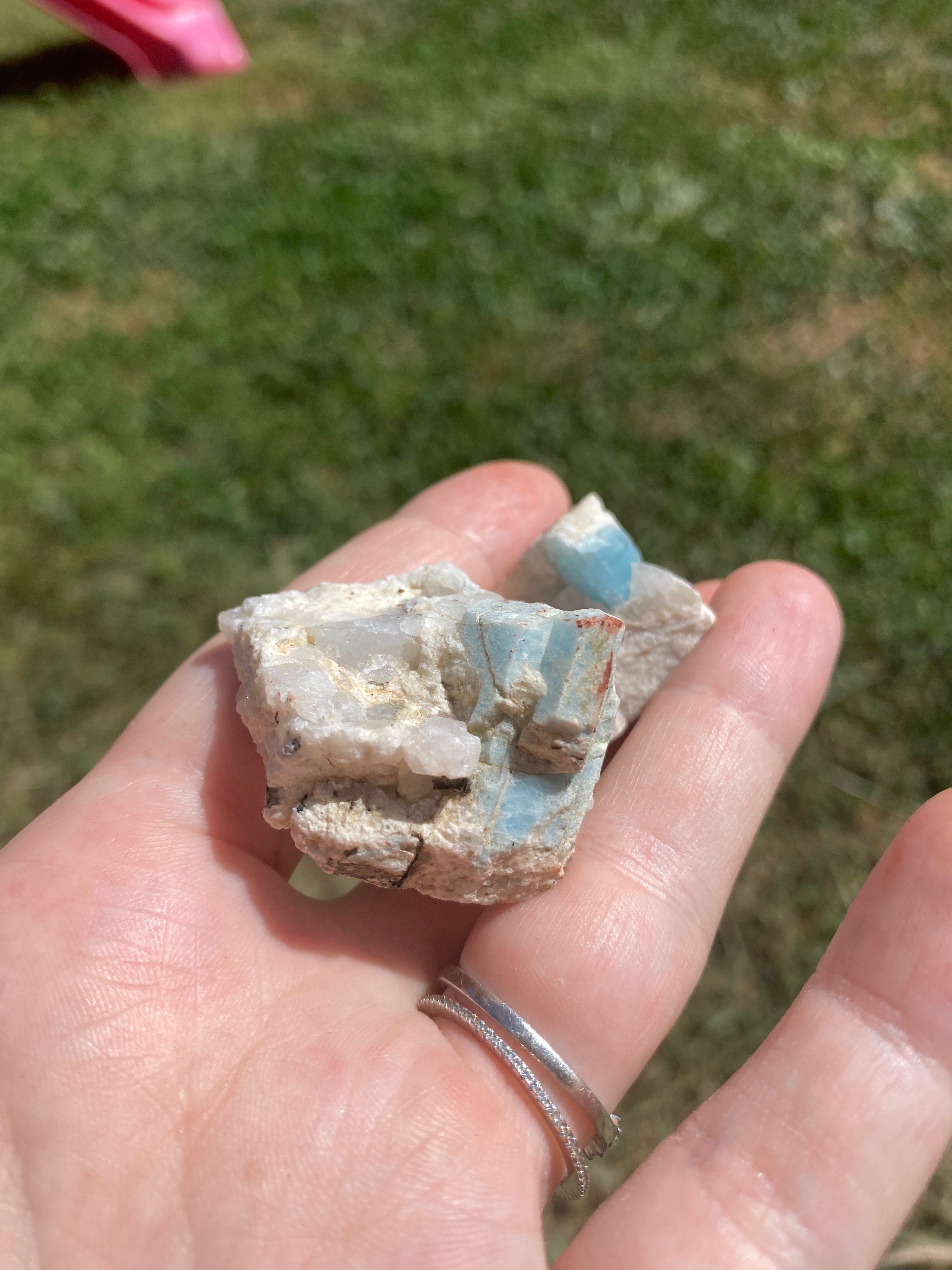 Aquamarine in Matrix