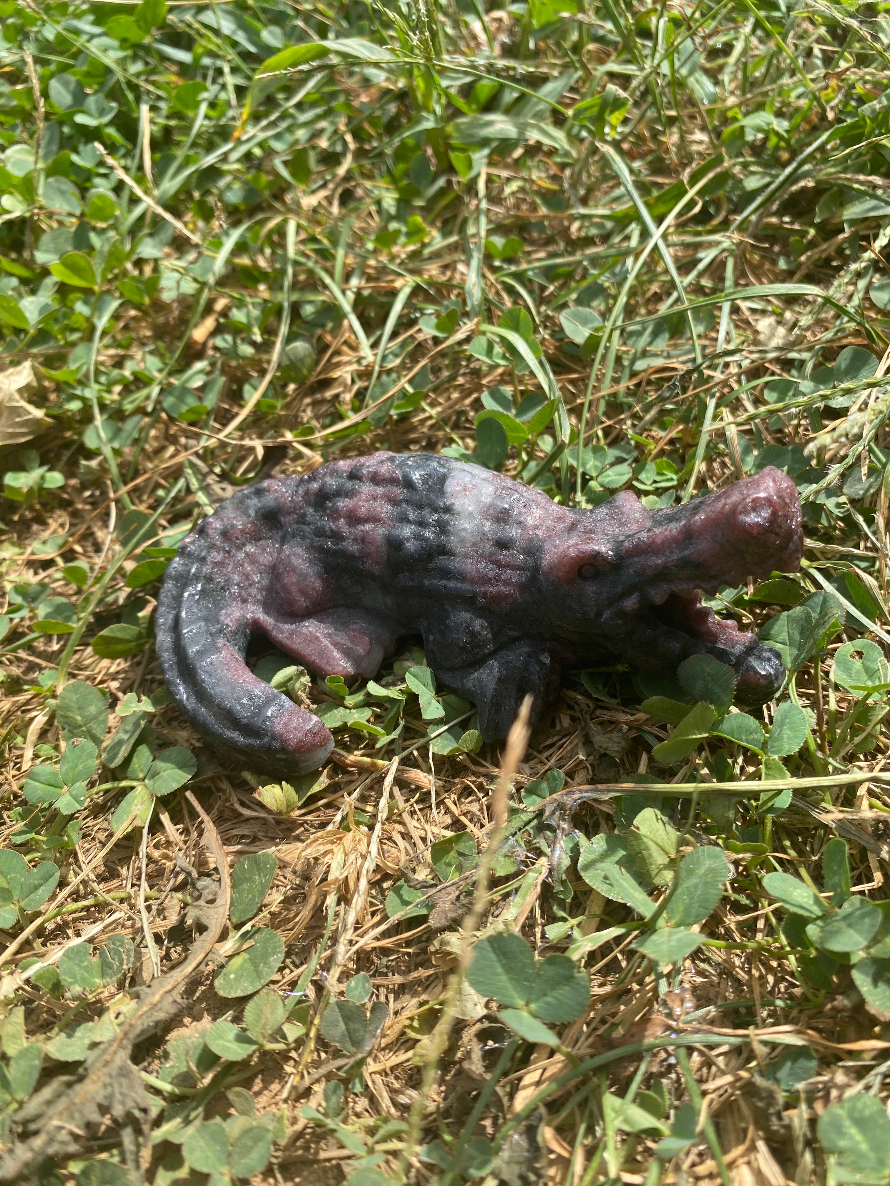 Garnet & Astrophyllite Alligator