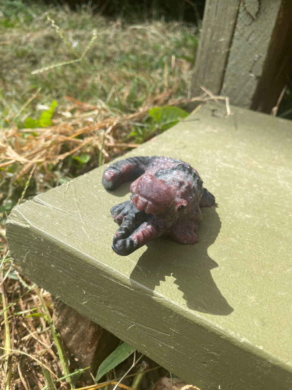 Garnet & Astrophyllite Alligator