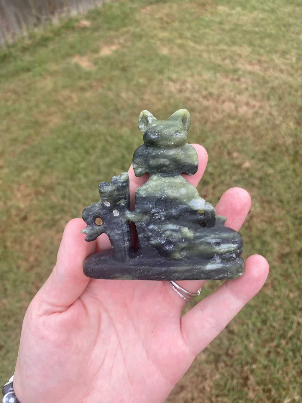 Serpentine Gravestone