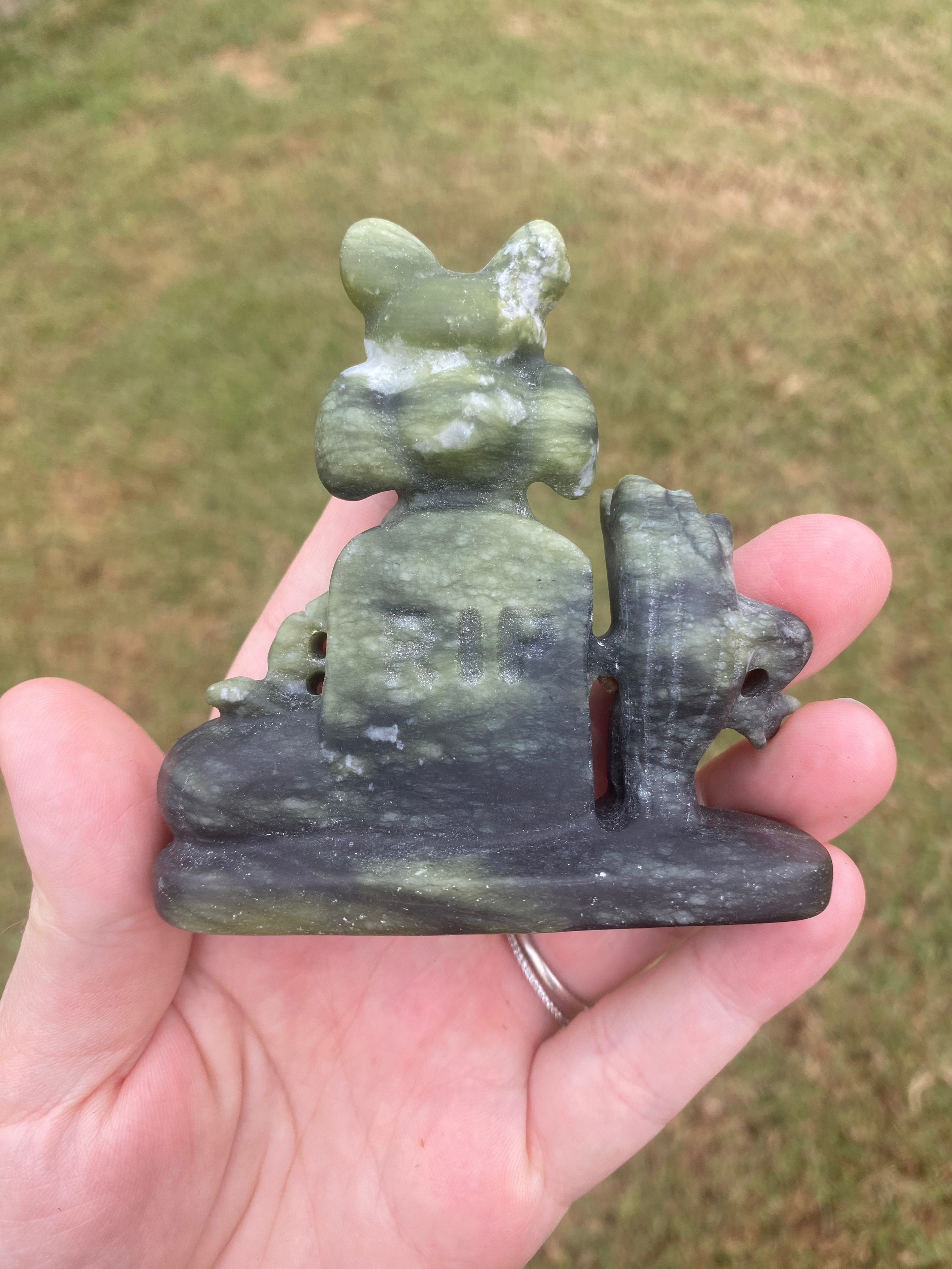 Serpentine Gravestone