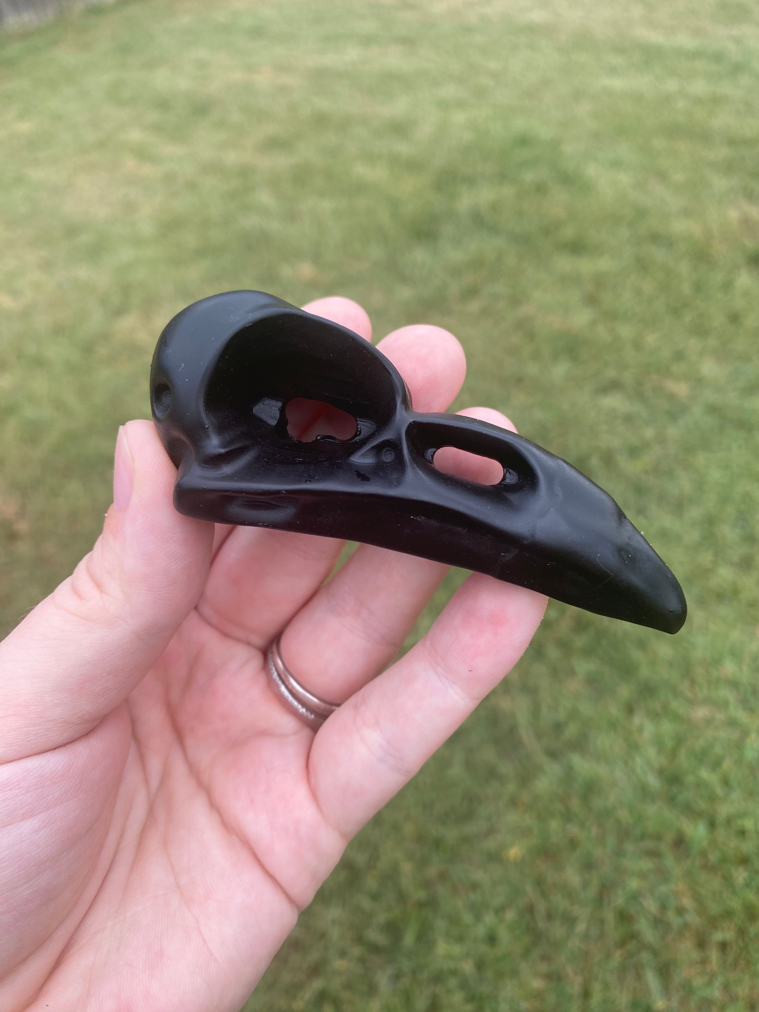 Black Obsidian Raven