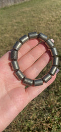 Pyrite Barrel Bracelet