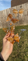Golden Healer Butterfly Sphere Stand
