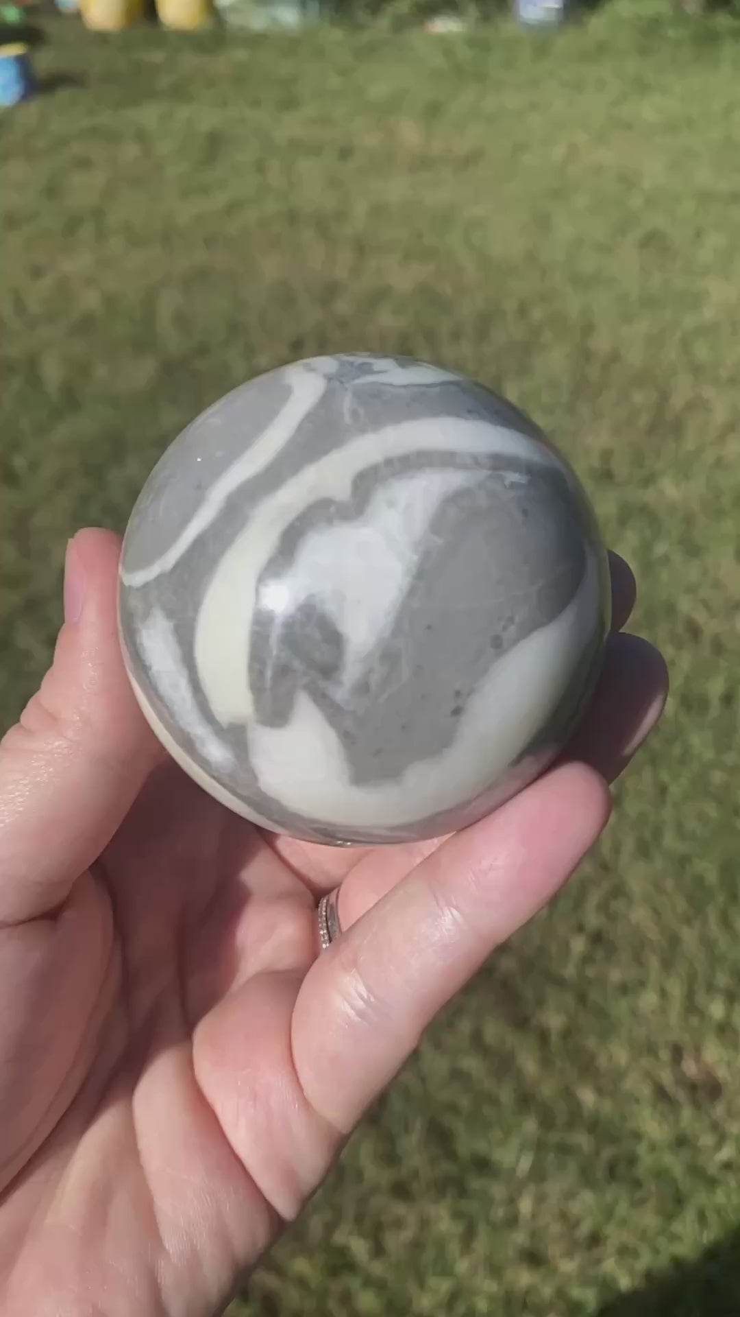 Thousand Eye Jasper Sphere